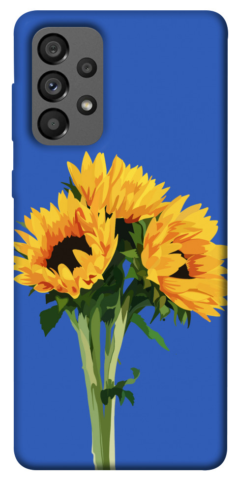 Чохол Bouquet of sunflowers для Galaxy A73 5G