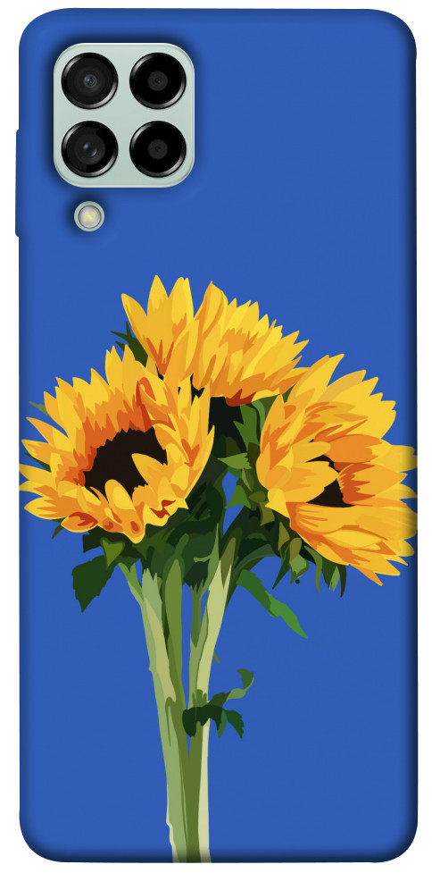 Чехол Bouquet of sunflowers для Galaxy M53