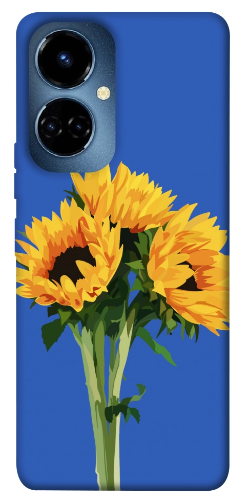 Чохол Bouquet of sunflowers для TECNO Camon 19 (CI6n)