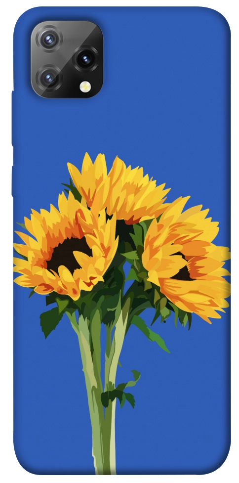 Чехол Bouquet of sunflowers для Blackview A55