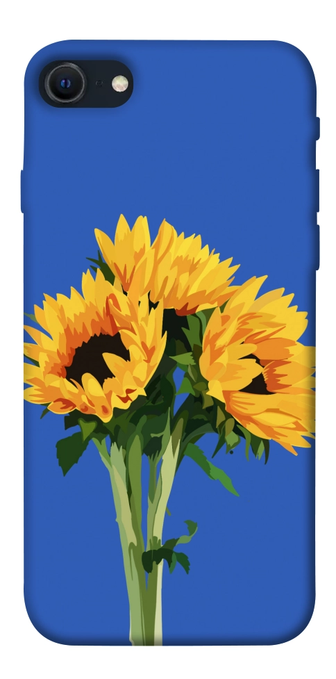 Чохол Bouquet of sunflowers для iPhone SE (2022)