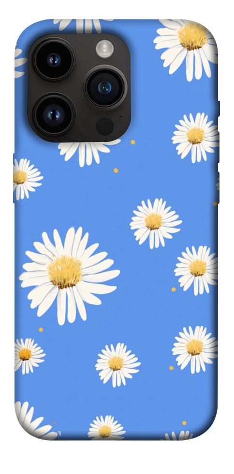 Чехол Chamomile pattern для iPhone 14 Pro