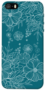 Чехол Botanical illustration для iPhone 5S