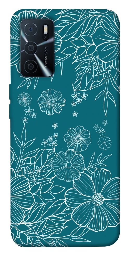 Чехол Botanical illustration для Oppo A16