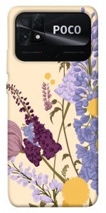 Чехол Flowers art для Xiaomi Poco C40