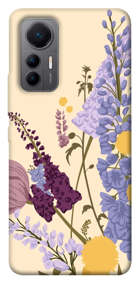 Чохол Flowers art для Xiaomi 12 Lite