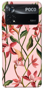 Чехол Floral motifs для Xiaomi Poco X4 Pro