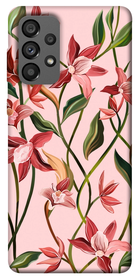 Чехол Floral motifs для Galaxy A73 5G