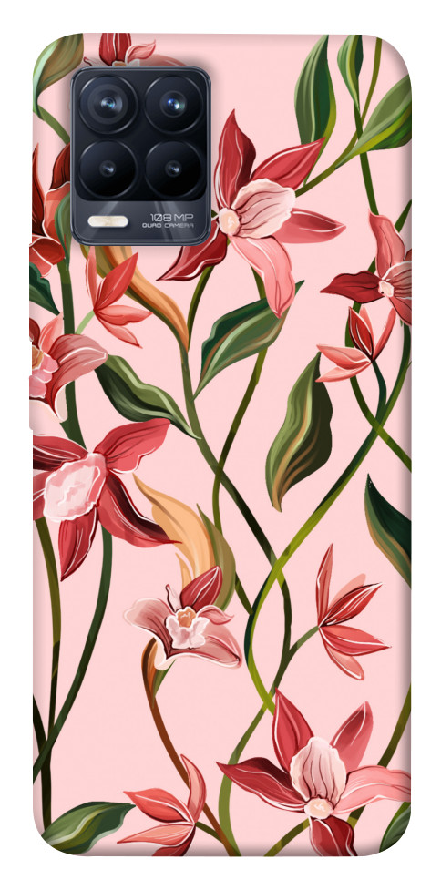 Чохол Floral motifs для Realme 8