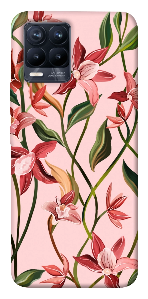 Чохол Floral motifs для Realme 8 Pro