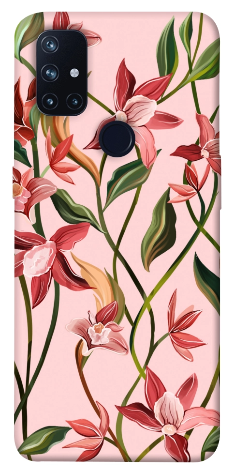 Чехол Floral motifs для OnePlus Nord N10 5G