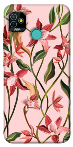 Чехол Floral motifs для TECNO Pop 5