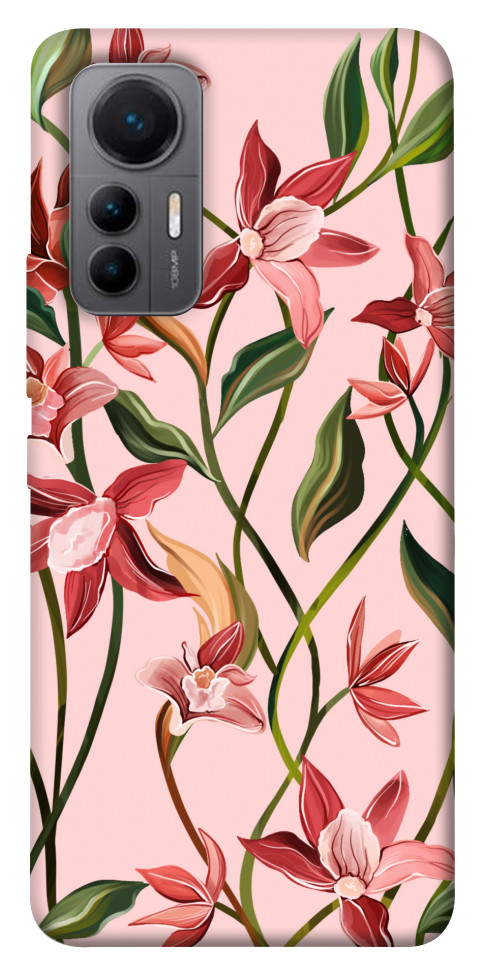 Чохол Floral motifs для Xiaomi 12 Lite