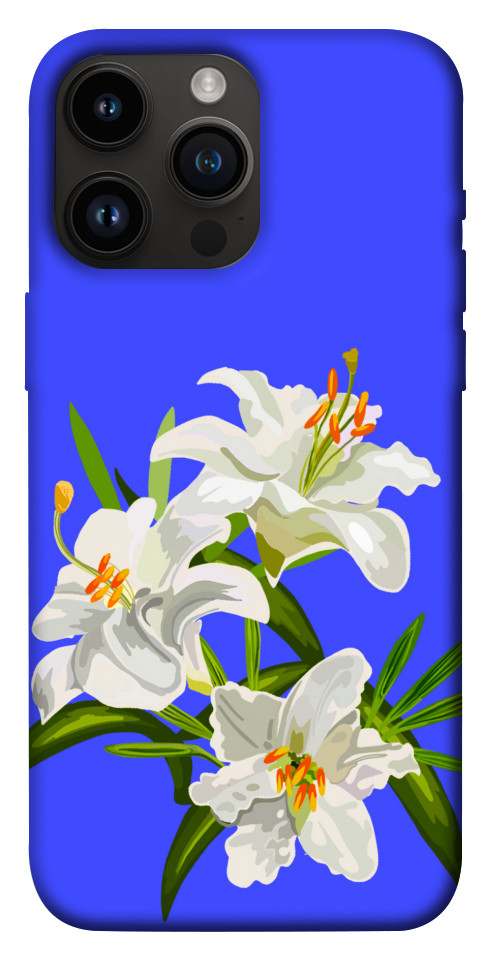 Чохол Three lilies для iPhone 14 Pro Max