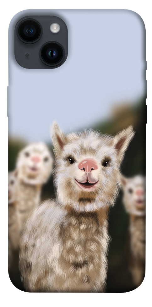 Чехол Funny llamas для iPhone 14 Plus