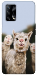 Чохол Funny llamas для Oppo F19