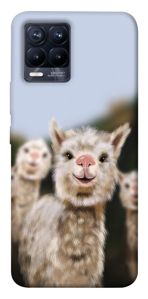 Чохол Funny llamas для Realme 8