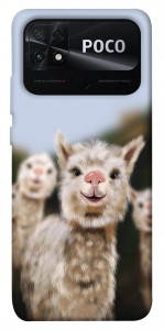 Чехол Funny llamas для Xiaomi Poco C40