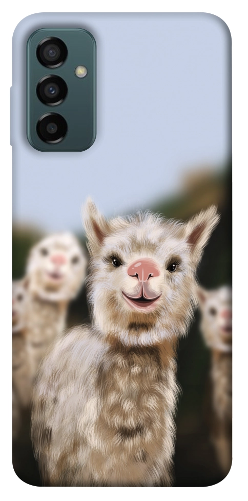 Чохол Funny llamas для Galaxy M13 4G