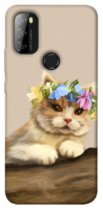 Чохол Cat in flowers для Blackview A70