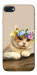 Чехол Cat in flowers для iPhone SE (2022)