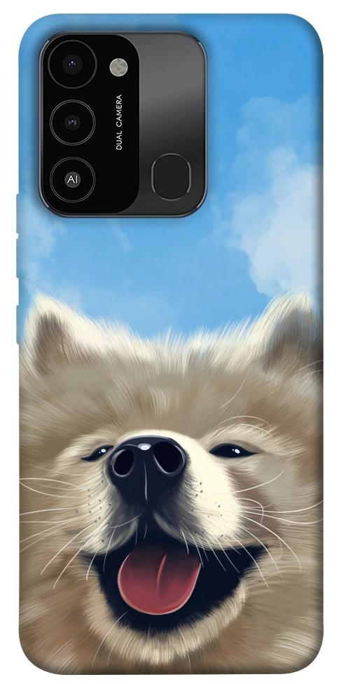 Чохол Samoyed husky для TECNO Spark 8C