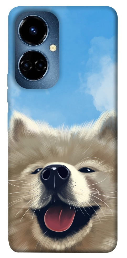 Чехол Samoyed husky для TECNO Camon 19 (CI6n)