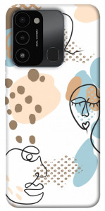 Чохол Face pattern для TECNO Spark 8C