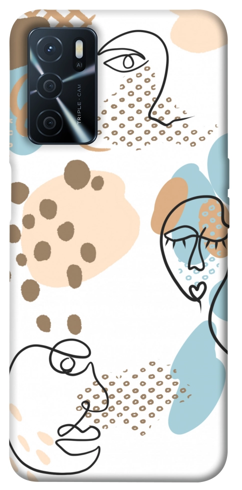 Чехол Face pattern для Oppo A54s