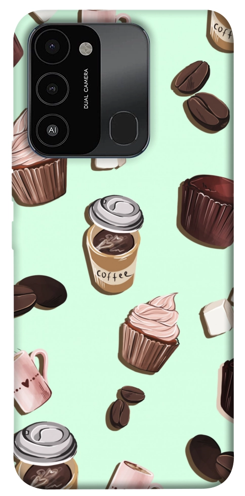 Чохол Coffee and sweets для TECNO Spark 8C