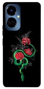 Чехол Snake in flowers для TECNO Camon 19 (CI6n)