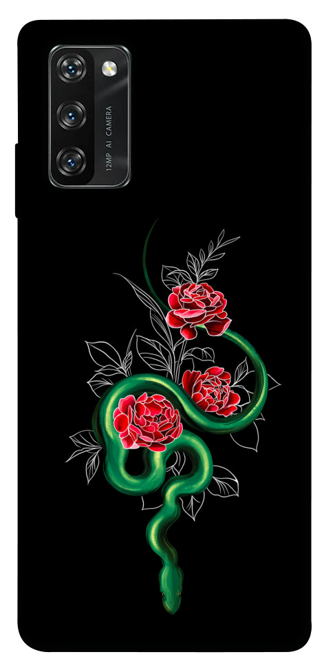 

Чехол Snake in flowers для Blackview A100 1464768