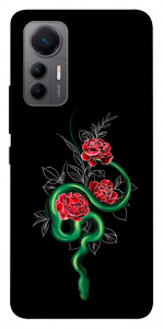 Чохол Snake in flowers для Xiaomi 12 Lite