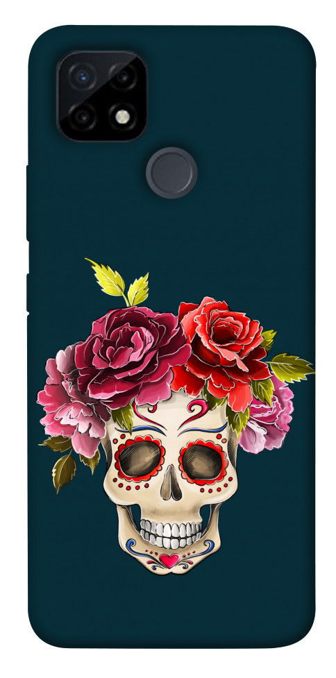 

Чехол Flower skull для Realme C21Y 1464806