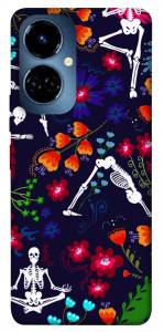 Чохол Yoga skeletons для TECNO Camon 19 (CI6n)