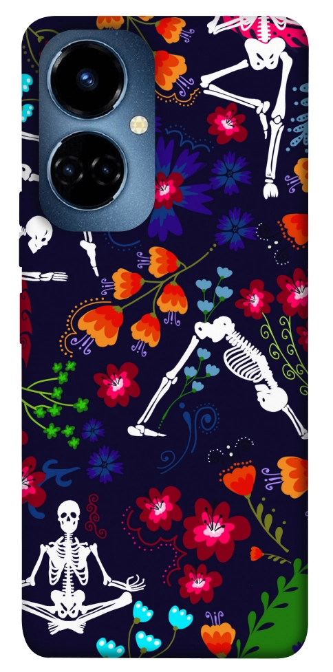 Чехол Yoga skeletons для TECNO Camon 19 Pro (CI8n)