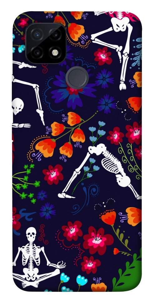 Чехол Yoga skeletons для Realme C21Y