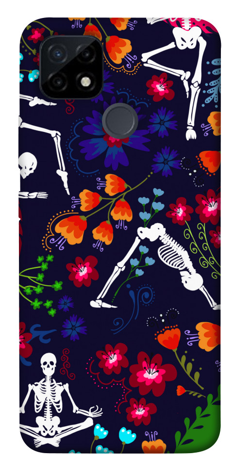 Чохол Yoga skeletons для Realme C25Y