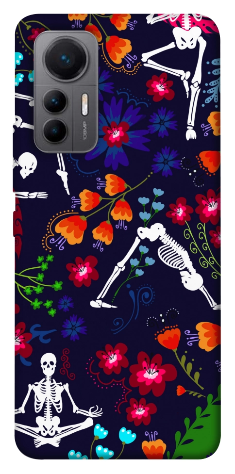 Чехол Yoga skeletons для Xiaomi 12 Lite