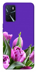 Чехол Тюльпаны для Oppo A16 4G