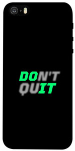 Чехол Don't quit для iPhone 5