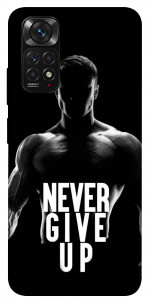 Чехол Never give up для Xiaomi Redmi Note 11 (Global)