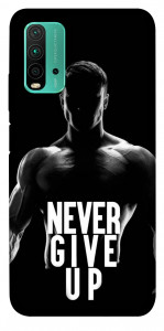 Чехол Never give up для Xiaomi Redmi Note 9 4G