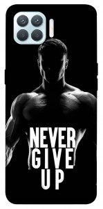 Чехол Never give up для Oppo F17 Pro