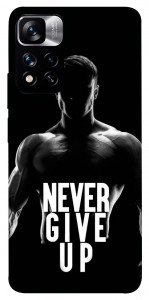 Чехол Never give up для Xiaomi Redmi Note 11 5G