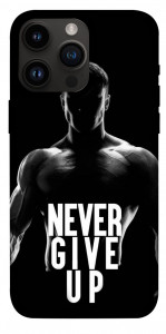 Чехол Never give up для iPhone 14 Pro Max