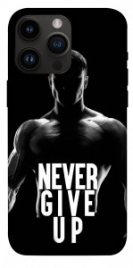 Чохол Never give up для iPhone 14 Pro Max