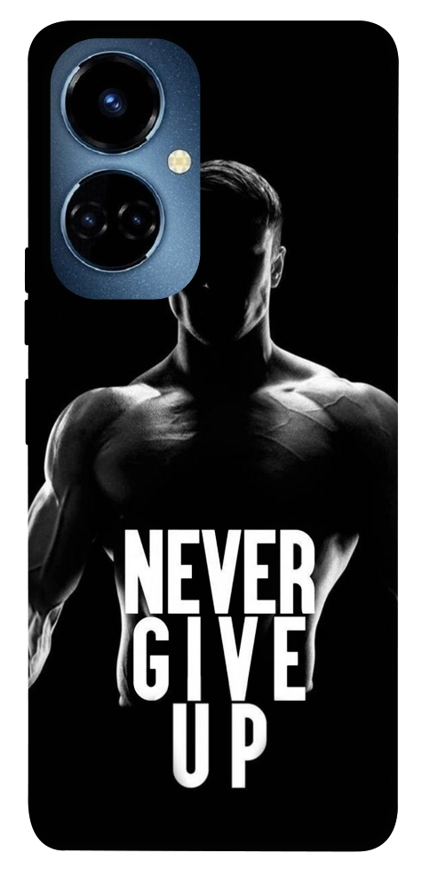 Чехол Never give up для TECNO Camon 19 (CI6n)