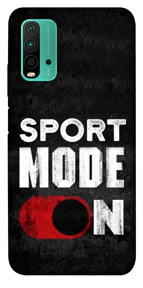 Чехол Sport mode on для Xiaomi Redmi Note 9 4G