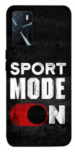 Чехол Sport mode on для Oppo A16 4G